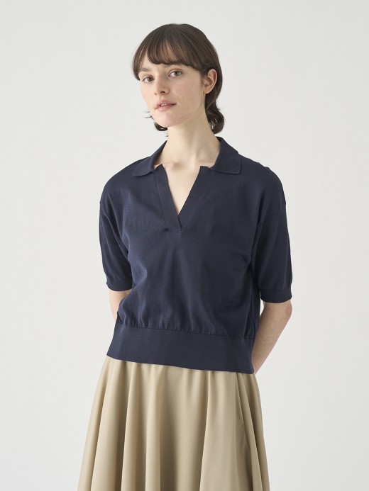 コットンスキッパートップス | S4550 | 30G 詳細画像 NAVY 2