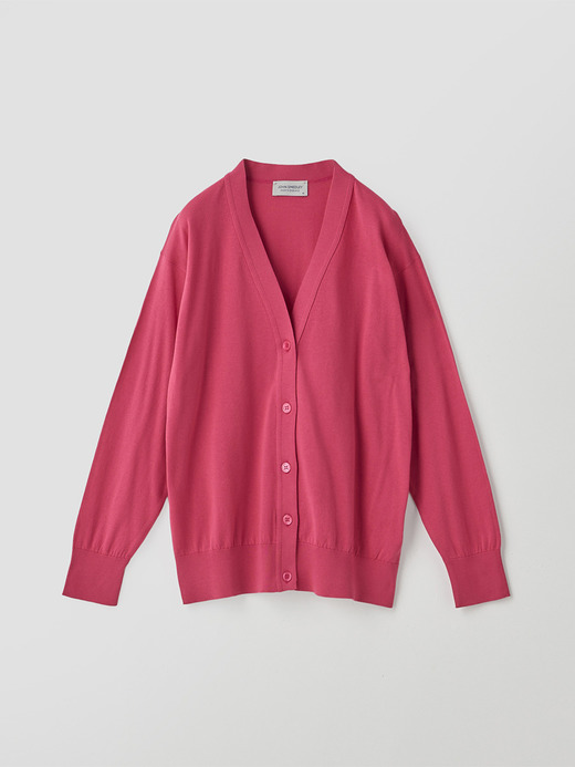 Ｖネック長袖コットンニットカーディガン | S4620 | 30G COMMON FIT 詳細画像 ROSEBURN 1