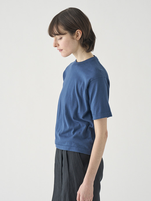 コットンニットTシャツ | S4621 | 30G 詳細画像 DELFT BLUE 6