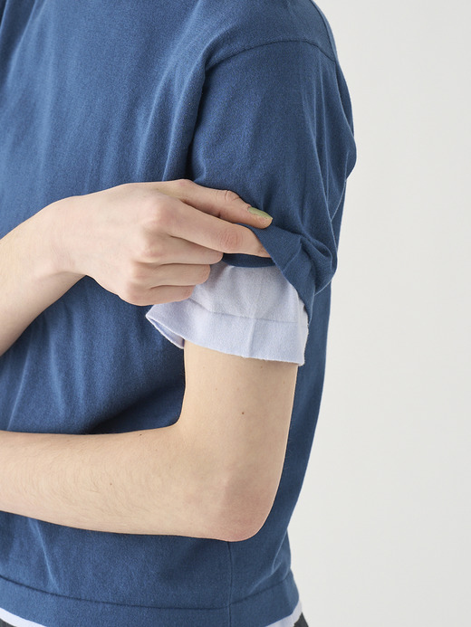 コットンニットTシャツ | S4621 | 30G 詳細画像 DELFT BLUE 9