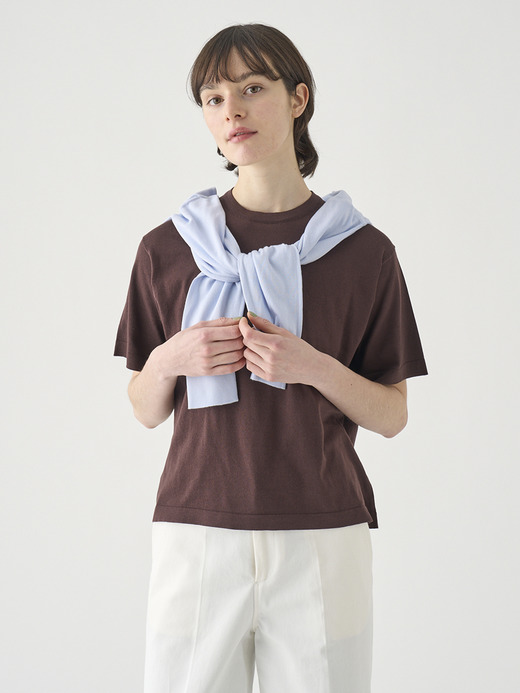 コットンニットTシャツ | S4621 | 30G 詳細画像 RAISIN 7