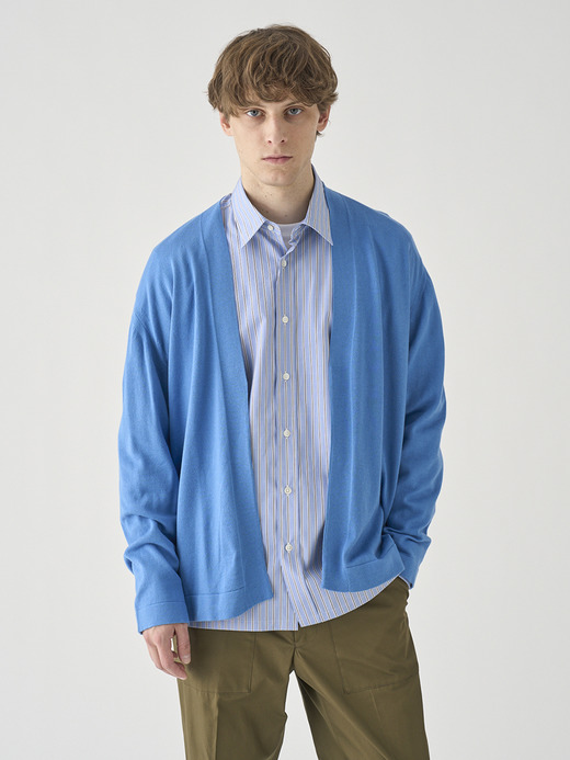 ボタンレス長袖カーディガン | S4680 | 24G  詳細画像 SKYE BLUE 1