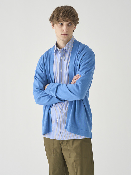 ボタンレス長袖カーディガン | S4680 | 24G  詳細画像 SKYE BLUE 4