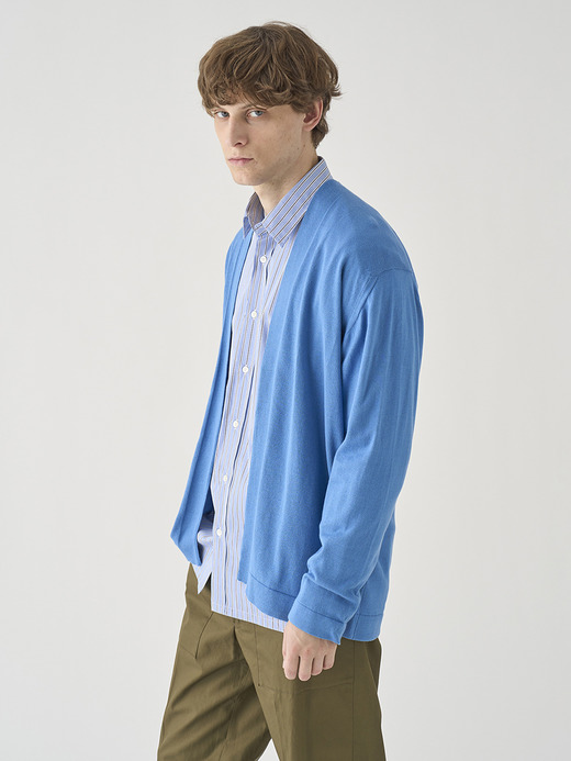 ボタンレス長袖カーディガン | S4680 | 24G  詳細画像 SKYE BLUE 6