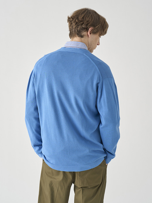 ボタンレス長袖カーディガン | S4680 | 24G  詳細画像 SKYE BLUE 8