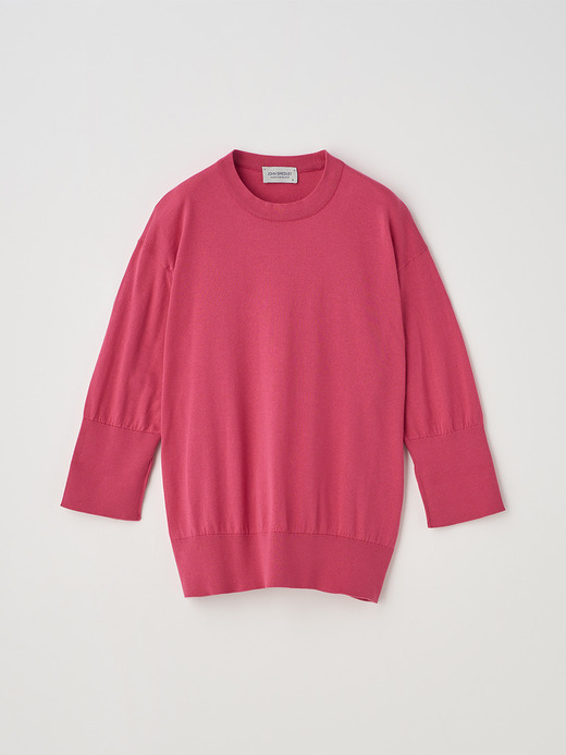 ターンバック５分袖コットンニットプルオーバー | S4749 | 30G 詳細画像 ROSEBURN 3