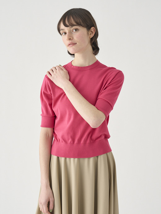 ターンバック５分袖コットンニットプルオーバー | S4749 | 30G 詳細画像 ROSEBURN 4