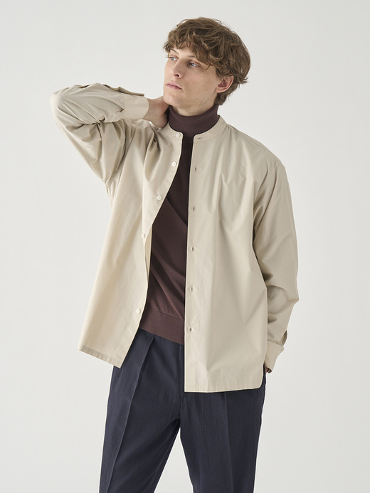 タートルネック長袖コットンニットプルオーバー | S4751 | 30G MODERN FIT 詳細画像 RAISIN 9