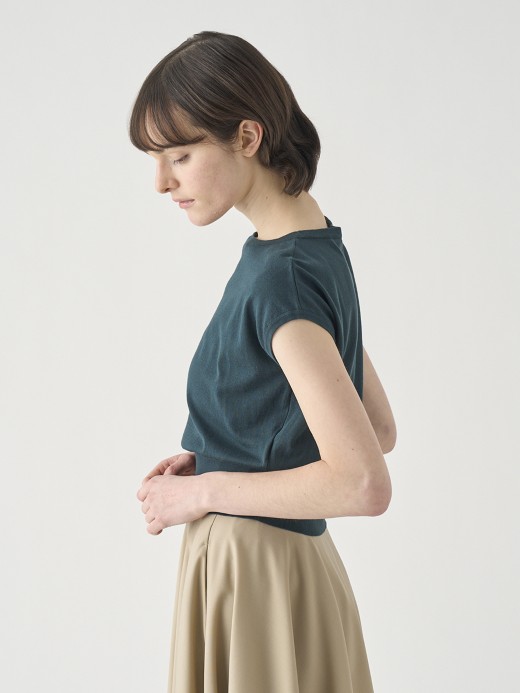 コットンボートネック ワイドニットトップス | S4832 | 30G 詳細画像 RAINFOREST 4