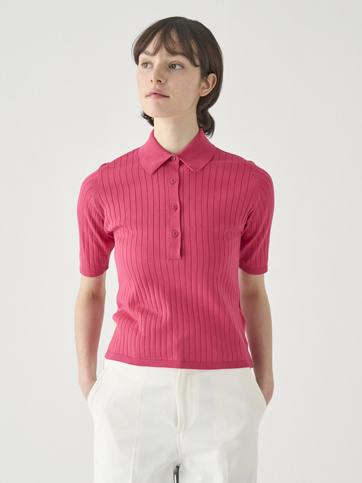 コットンリブニットポロシャツ | S4833 | 30G 詳細画像 ROSEBURN 3