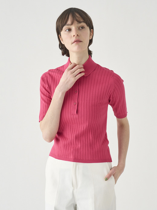 コットンリブニットポロシャツ | S4833 | 30G 詳細画像 ROSEBURN 4