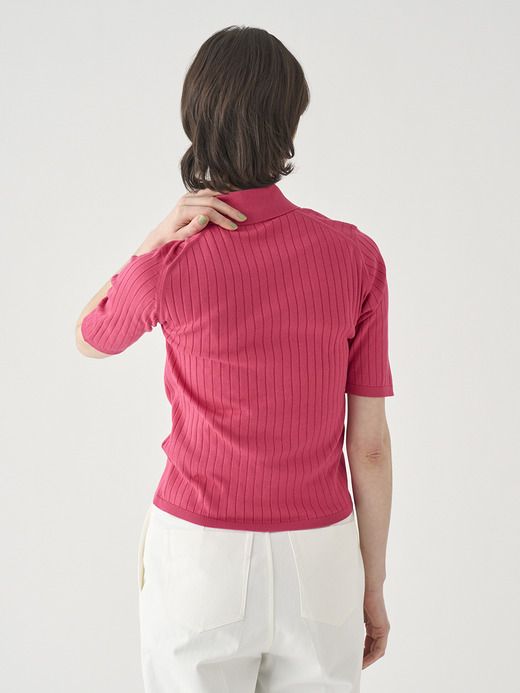 コットンリブニットポロシャツ | S4833 | 30G 詳細画像 ROSEBURN 9