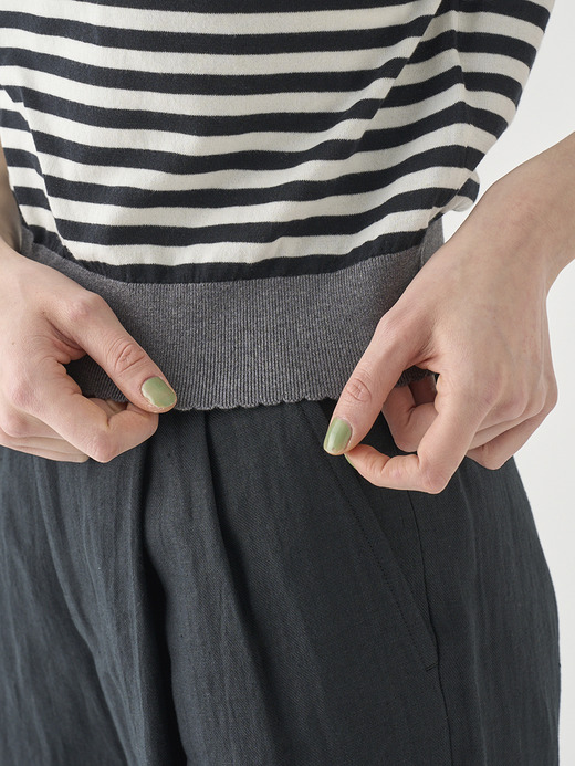 コットンスカラップボーダー半袖ニットプルオーバー | S4836 | 30G 詳細画像 NO4(S4836) 9