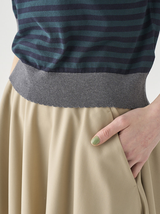 コットンスカラップボーダー半袖ニットプルオーバー | S4836 | 30G 詳細画像 NO6(S4836) 9