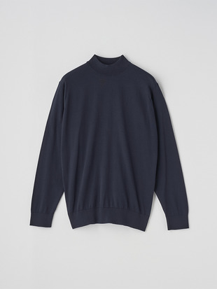 コットン モックネックニットプルオーバー | S4887 | 24G MODERN FIT