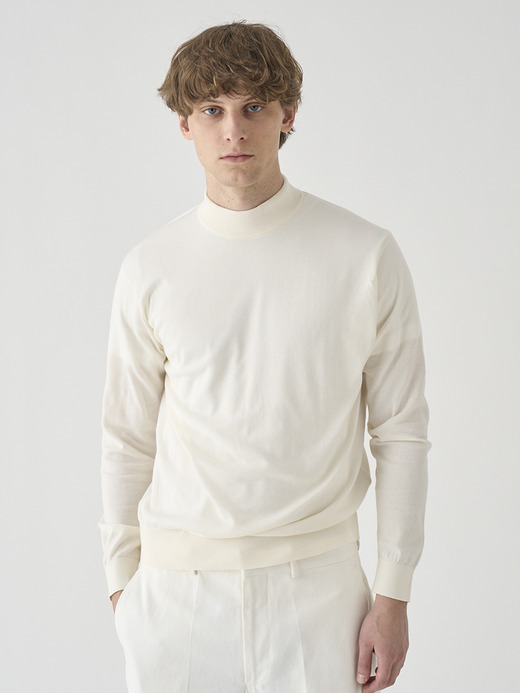 コットン モックネックニットプルオーバー | S4887 | 24G MODERN FIT 詳細画像 STARCH 3