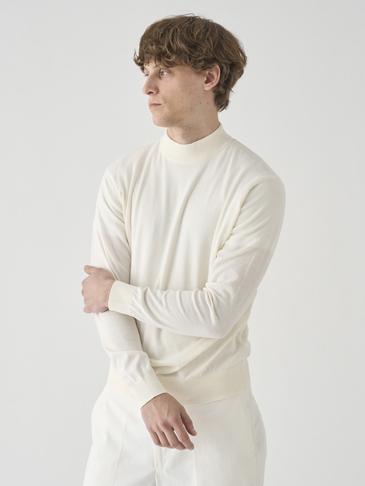 コットン モックネックニットプルオーバー | S4887 | 24G MODERN FIT 詳細画像 STARCH 5