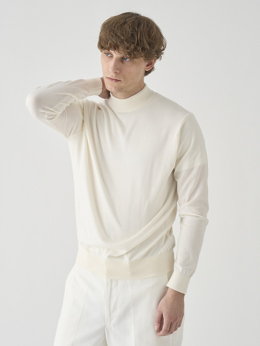 コットン モックネックニットプルオーバー | S4887 | 24G MODERN FIT 詳細画像 STARCH 6