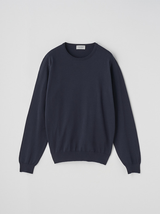 コットン クルーネックニットプルオーバー | S4888 | 24G MODERN FIT 詳細画像 NAVY 1