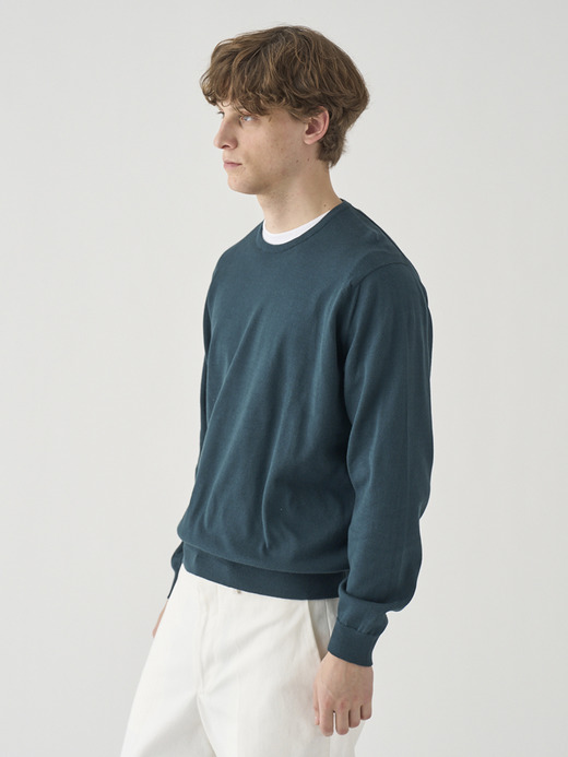 コットン クルーネックニットプルオーバー | S4888 | 24G MODERN FIT 詳細画像 RAINFOREST 5