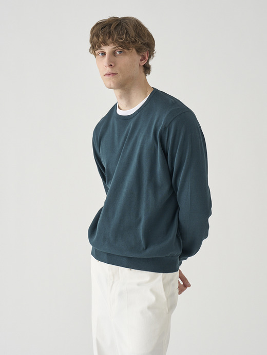 コットン クルーネックニットプルオーバー | S4888 | 24G MODERN FIT 詳細画像 RAINFOREST 6