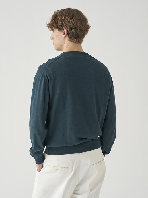 コットン クルーネックニットプルオーバー | S4888 | 24G MODERN FIT 詳細画像 RAINFOREST 7