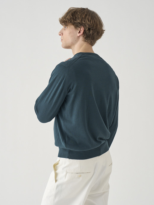 コットン クルーネックニットプルオーバー | S4888 | 24G MODERN FIT 詳細画像 RAINFOREST 9