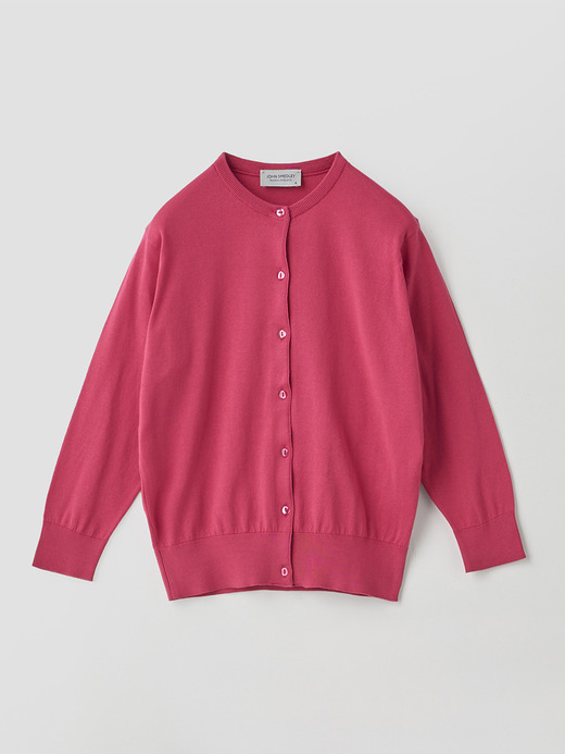 コットンクルーネック７分袖ニットカーディガン | S4901 | 30G 詳細画像 ROSEBURN 1