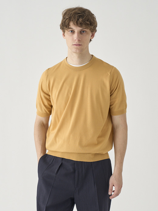 ウール クラシックニットTシャツ | S4922 | 30G EASY FIT 詳細画像 DUNE 1