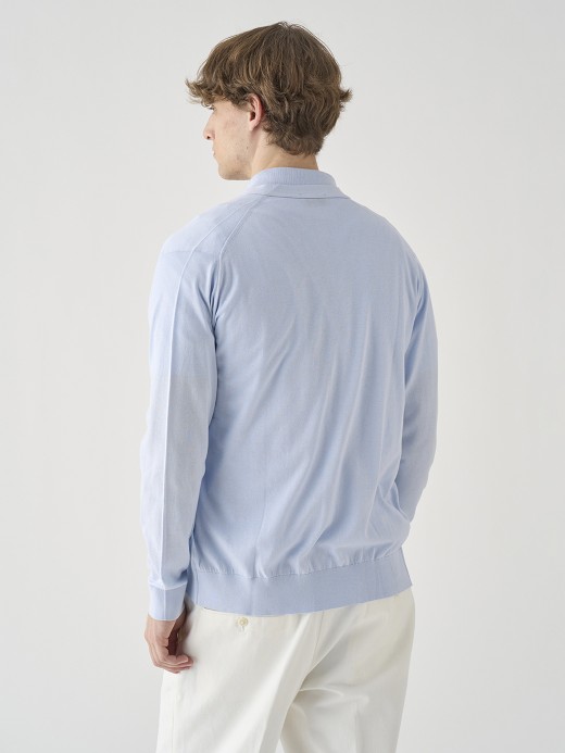 Ｖネック長袖コットンニットカーディガン | WISTING | 30G MODERN FIT 詳細画像 DEW 5