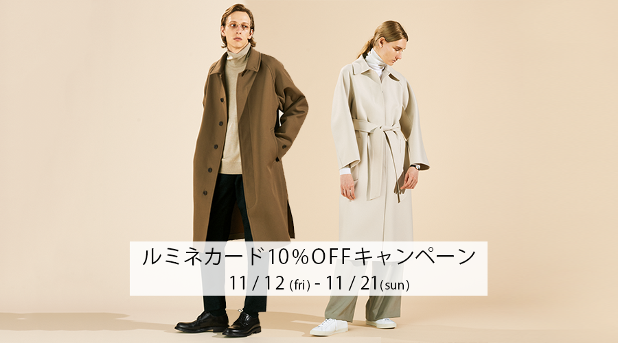 JOHN SMEDLEY YOKOHAMA LUMINE CARD 10%OFF CAMPAIGN