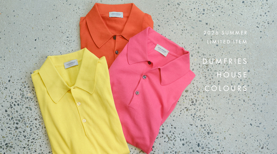 Dumfries House Colour｜ニットポロシャツ限定カラー 5/14発売