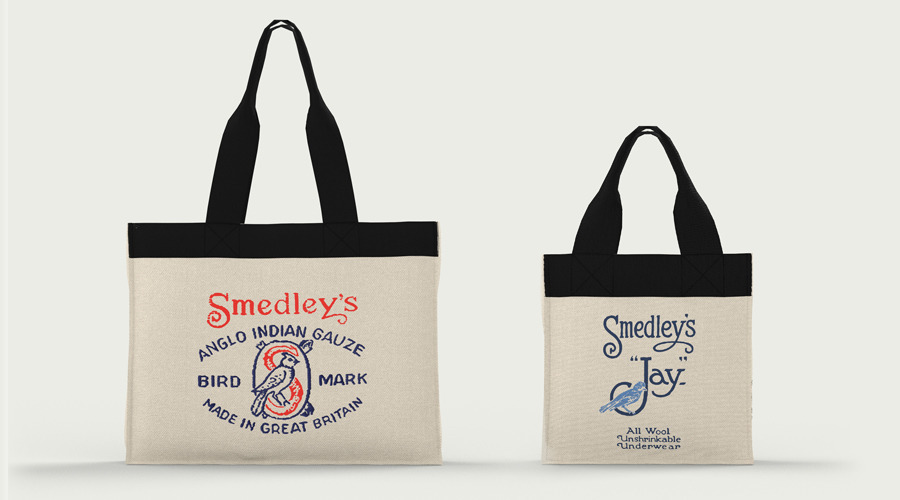 JOHN SMEDLEY&times;re-wrap コラボレーショントートバッグ第２弾｜10/16- ONLINE SHOP先行予約開始